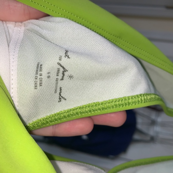 Out From Under Neon Green Bathing Suit Top - Picture 2 of 3